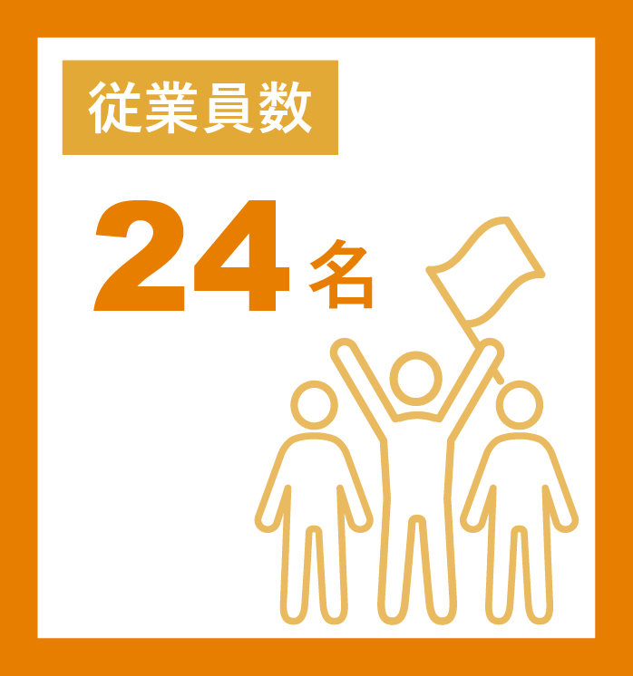 従業員数_24名